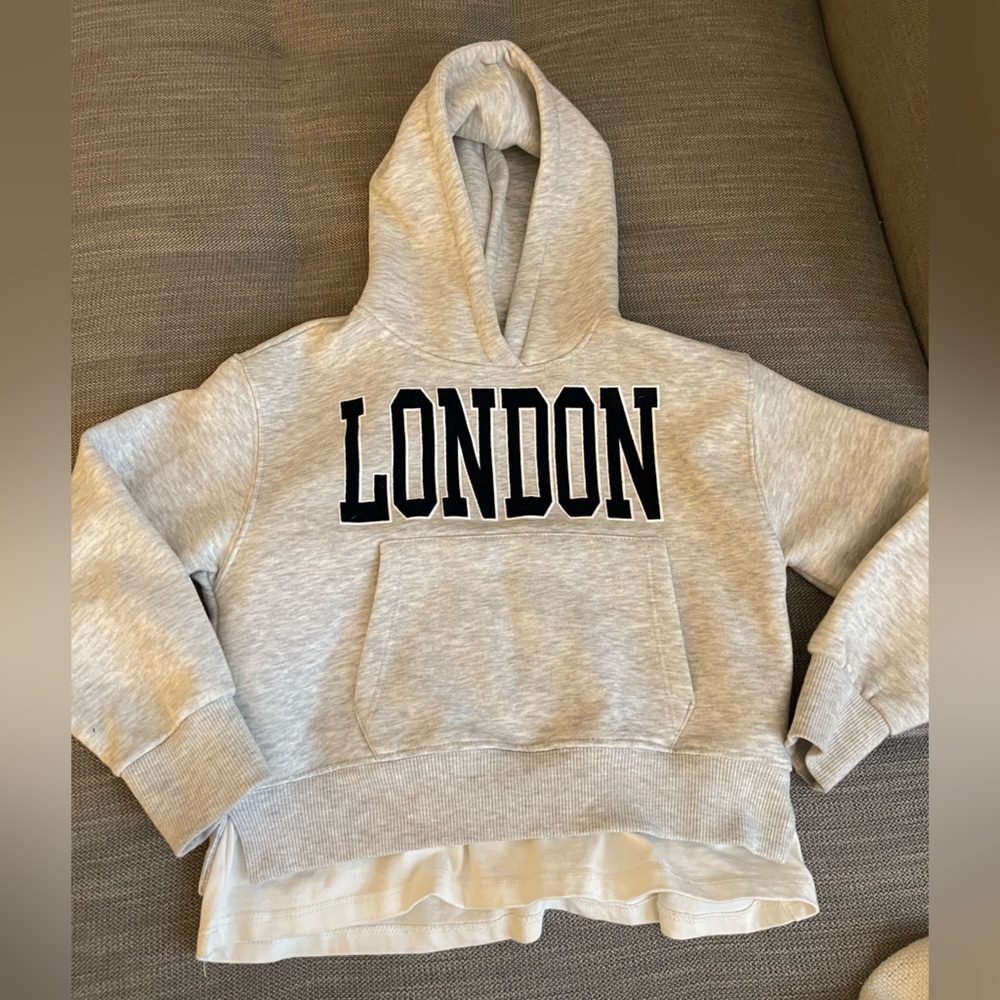 Zara- Gray London Hoodie